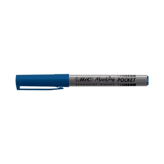 Set 12 Markere Permanente BIC 1445, Albastre, Marker BIC, Marker BIC Permanent, Marker Permanent, BIC Permanent, Markere BIC, Markere Permanente, Markere BIC Permanente, Marker de Scris, Marker Set, Accesorii de Scris, Instrumente de scris