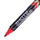 Marker Permanent Deli Mate, Rosu, Varf Rortund 1.5 mm, Marker Permanent, Deli Marker, Marker Deli, Marker Color, Marker Permanent Color, Marker Permanent Deli