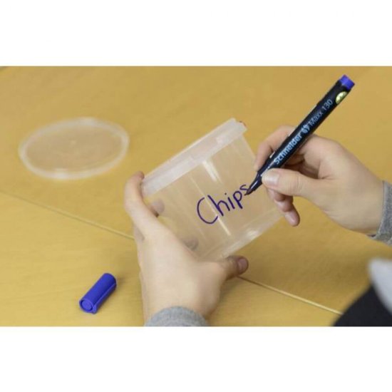 Marker Permanent SCHNEIDER Maxx 130, Varf Rotund de 1-3 mm, Culoare Albastra, Marker Permanent Albastru SCHNEIDER Maxx 130, Marker Permanent cu Cerneala Albastra, Markere Permanente SCHNEIDER Maxx 130, Marker Permanent cu Cerneala Albastra