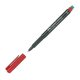 Marker Rosu Permanent cu Radiera Faber-Castell Multimark, Varf M, Markere Permanente CD Faber Castell, Marker cu Radiera, Marker Personalizare Obiecte Sticla si Plastic, Markere Permanente CD-uri