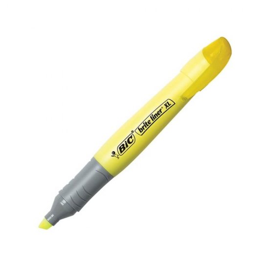 Set 10 Evidentiatoare BIC Brite Liner XL, Galbene, Evidentiator BIC, Evidentiator Brite Liner, Evidentiatoare BIC, Markere BIC, Markere Permanente, Markere BIC Permanente, Marker de Scris, Marker Set, Textmarkere, Highlighter