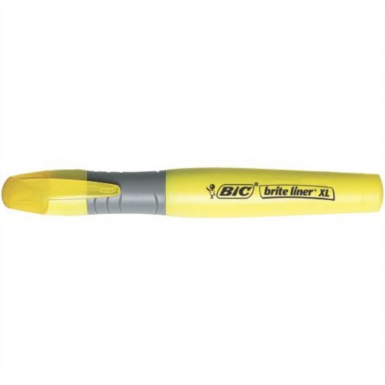 Set 10 Evidentiatoare BIC Brite Liner XL, Galbene, Evidentiator BIC, Evidentiator Brite Liner, Evidentiatoare BIC, Markere BIC, Markere Permanente, Markere BIC Permanente, Marker de Scris, Marker Set, Textmarkere, Highlighter