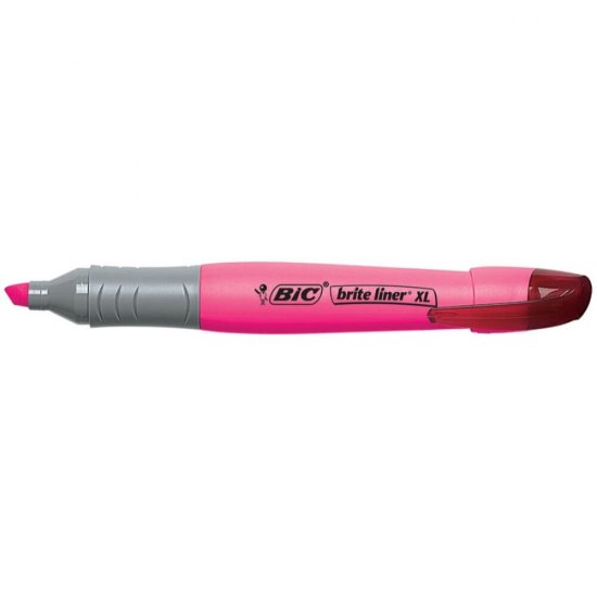 Set 10 Evidentiatoare BIC Brite Liner XL, Roz, Evidentiator BIC, Evidentiator Brite Liner, Evidentiator BIC, Evidentiator Brite Liner, Brite Liner XL, Textmarkere, Marker Highlighter, Texmarkere BIC, Highlighter BIC, Evidentiatoare BIC, Markere BIC