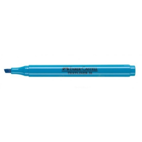 Textmarker Albastru Faber-Castell 38, Varf Tesit 2 mm, Evidentiator, Marker Highlighter, Evidentiatoare, Markere, Markere Scoala, Textmarkere, Textmarkere Fluorescente, Marker Scoala, Faber-Castell Textmarkere, Textmarker Varf Tesit, Markere de Subliniat