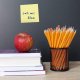 Notite Adezive Q-CONNECT, 76x76 mm, 75 File, 70 g/m², Culoare Galben Neon, Post-it, Sticky Notes, Bloc de Hartie, Memo Adeziv, Articole Hartie, Accesorii Birou