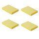 Set 12 Notite Adezive DONAU, 51x76 mm, 100 File/Set, 70 g/m², Culoare Galben Pal, Post-it, Sticky Notes, Bloc de Hartie, Memo Adeziv, Articole Hartie, Accesorii Birou