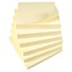 Set 12 Notite Adezive DONAU, 76x76 mm, 100 File/Set, 70 g/m², Culoare Galben Pal, Post-it, Sticky Notes, Bloc de Hartie, Memo Adeziv, Articole Hartie, Accesorii Birou