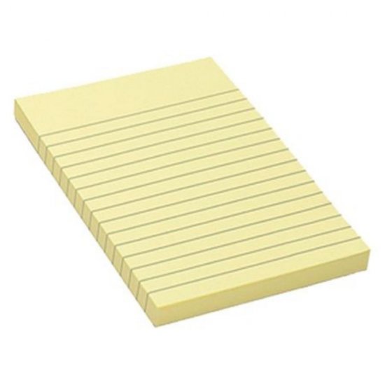 Notite Adezive Dictando DONAU, 150x230 mm, 50 File/Set, 75 g/m², Culoare Galbena,  Post-it, Sticky Notes, Bloc de Hartie, Memo Adeziv, Articole Hartie, Accesorii Birou