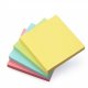 Notite Autoadezive EVOffice Cub Color, Dimensiune 75x75 mm, 400 File, 4 Culori Pastel