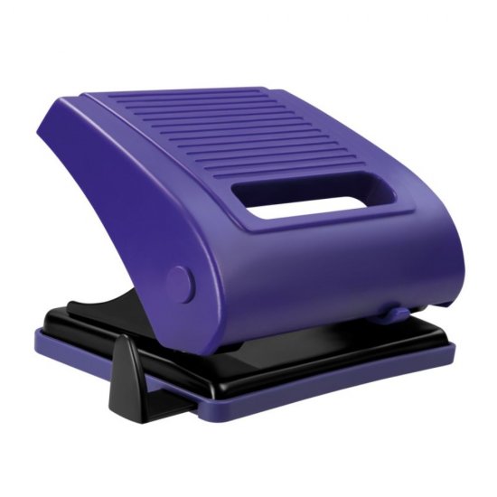 Perforator MILAN 15 Coli, Albastru, Perforator de Hartie, Perforatoare Manuale pentru Birou, Perforatoare pentru Hartie, Perforator Hartie cu Doua Perforatii, Perforator cu Doua Gauri, Perforatoare de Birou cu Doua Perforatii