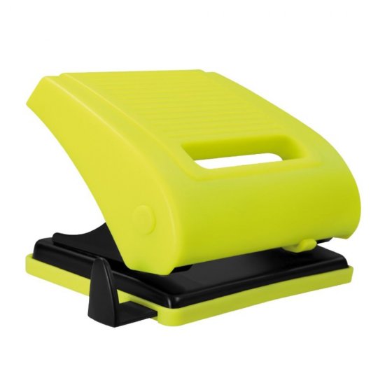 Perforator MILAN 15 Coli, Verde Deschis, Perforator de Hartie, Perforatoare Manuale pentru Birou, Perforatoare pentru Hartie, Perforator Hartie cu Doua Perforatii, Perforator cu Doua Gauri, Perforatoare de Birou cu Doua Perforatii