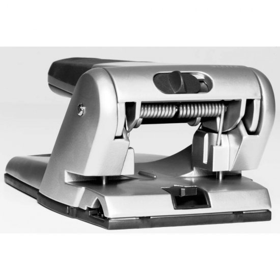 Perforator Leitz 5180, Capacitate 65 Coli, Plastic/Metal, Gri, Perforator pentru Hartie, Perforator de Hartie, Perforatoare Hartie, Perforatoare Birou, Perforatoare de Hartie, Perforatoare 65 Coli, Perforatoare Scoala, Perforatoare Leitz