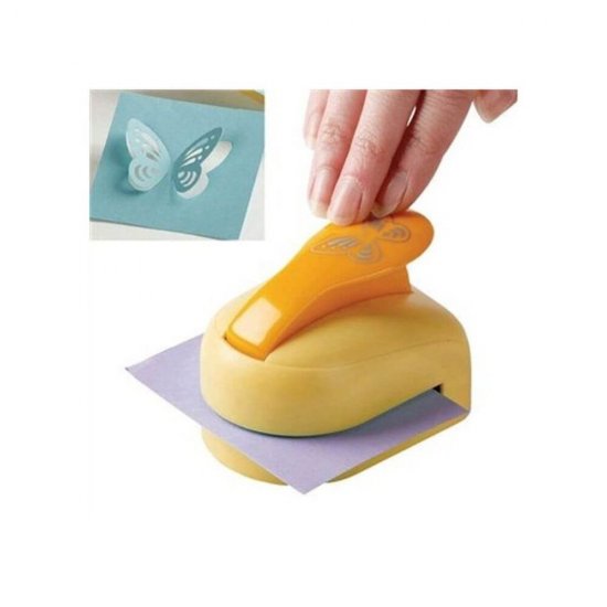 Perforator Complex DACO Hobby, Perforare 4.5 cm, Model Inima, Portocaliu, Perforatoare Lucru Manual, Perforatoare Activitati Creative, Perforatoare pentru Felicitari si Invitatii, Perforatoare cu Modele pentru Hartie, Perforator pentru Decoratiuni