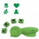 Perforator DACO Hobby, Patru Forme Interschimbabile, Perforare 1.8 cm, Verde, Perforatoare Lucru Manual, Perforatoare Activitati Creative, Perforatoare pentru Felicitari si Invitatii, Perforatoare cu Modele pentru Hartie, Perforator pentru Decoratiuni