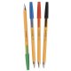 Set 20 Pixuri fara Mecanism,Scriere de 0.4 mm,Corp Galben cu Capac+Clip de Prindere, Albastru, Pixuri Q-CONNECT Yellow Fine, Accesorii Birou,Instrumente de Scris