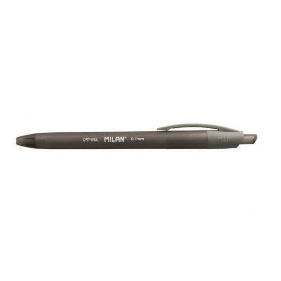 Pix MILAN Dry Gel, Mina Neagra, 25 Buc/Set, Grosime Varf 0.7 mm, Mecanism si Corp din Plastic, Pixuri Milan, Pix Negru, Pix cu Pasta Neagra, Pix Scolar, Pix pentru Scolari, Rechizite Scolare, Pix Office, Set Pixuri, Set de Pixuri Negre