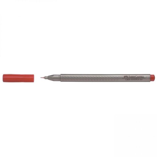 Pix Liner Rosu Faber-Castell Grip, 0.4 mm, Pix Liner Faber-Castell 0.4 mm, Pixuri Linere Faber-Castell, Pixuri Subtiri, Faber-Castell Linere 0.4 mm, Liner Faber-Castell, Finelinere, Pixuri, Pix, Pixuri Scoala, Pix Scoala, Pix pentru Desenat