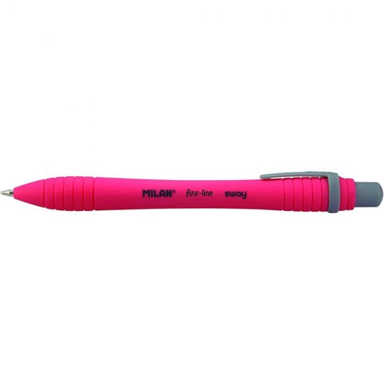 Pixuri Milan Sway Fine, Varf 0.7 mm, 19 Buc/Set, Scriere Rosie, Corp Plastic Rosu, Pixuri Milan Rosii, Pixuri Scolare, Instrumente de Scris, Pixuri Retractabile cu Mina Rosie, Rechizite, Pixuri cu Mecanism Retractabil, Set Pixuri MILAN