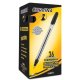Pixuri CORVINA Teknoball, Varf 1 mm, 36 Buc/Set, Scriere Neagra, Simple, Plastic Transparent, Pixuri fara Mecanism, Set Pixuri Negre, Set Pixuri Plastic, Pix Negru, Pixuri Negre, Pixuri Scoala, Pixuri Colorate, Pix Colorat, Set Pixuri Colorate