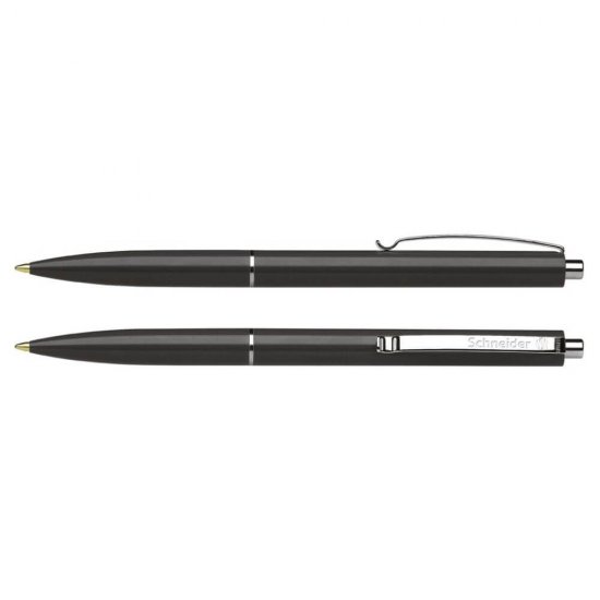 Pix SCHNEIDER K15, 0.5 mm, Albastru, Clips de Prindere, Corp Plastic Negru, Pixuri Schneider K15, Pixuri Albastre cu Mecanism, Pixuri Albastre cu Buton, Pixuri Albastre Retractabile, Pixuri Albastre pentru Scoala, Pix Albastru, Instrumente de Scris