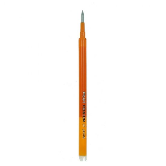 Set 3 Rezerve Roller PILOT Frixion, 0.7 mm, Portocaliu, Rezerve Rollere cu Gel Termosensibil, Rezerve pentru Rollere 0.7 mm, Rezerva pentru Roller PILOT, Rezerve Mina Portocalie Roller, Seturi de Rezerve pentru Roller PILOT, Rezerve PILOT FRIXION