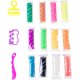 Set Plastilina Deli Soft Air Dry, 12 Culori, 3 Unelte, 140 g, Set Plastilina cu Unelte, Set Plastelina cu Unelte, Plastilina cu Uscare la Aer, Plastilina cu Intarire la Aer, Plastilina care se Usuca la Aer, Plastilina care se Intareste la Aer
