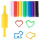 Plastelina cu Forme Deli, 12 Buc/Set, 12 Culori, Plastilina, Plastilina Non-Toxica, Plastilina pentru Copii, Plastelina Colorata, Plastelina Multicolor, Plastelina Multicolora, Plastelina Copii, Plastelina cu Forma, Plastelina cu Forme 