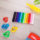 Plastelina cu Forme Deli, 12 Buc/Set, 12 Culori, Plastilina, Plastilina Non-Toxica, Plastilina pentru Copii, Plastelina Colorata, Plastelina Multicolor, Plastelina Multicolora, Plastelina Copii, Plastelina cu Forma, Plastelina cu Forme 