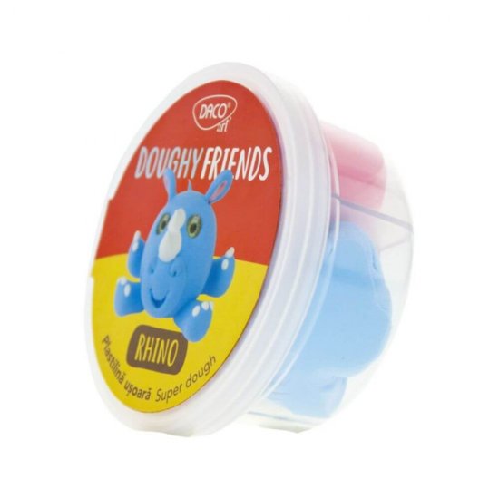 Plastilina Colorata Daco, 12x40 g, Doughy Friends, Plastilina Model Animale, Animale din Plastilina, Plastilina Colorata, Plastilina pentru Copii, Plastilina pentru Modelat, Plastilina Modelatoare, Plastiline pentru Gradinita, Set Plastilina