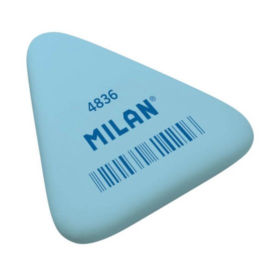 Set 36 Radiere Triunghiulare MILAN 4836, Cauciuc Sintetic, 3 Culori Diferite, Radiere Colorate, Radiere din Cauciuc, Radiere si Gume de Sters, Guma de Sters Creion, Set Radiere, Guma de Sters, Gume de Sters, Radiere MILAN, Rechizite Scolare