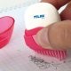 Set 16 Radiere Ovale MILAN Capsule, Carcasa Plastic cu Perie, 4 Culori, Radiere Colorate, Radiere din Cauciuc, Radiere si Gume de Sters, Radiere cu Carcasa, Radiera cu Carcasa, Set Radiere, Set Gume de Sters, Radiere MILAN, Rechizite Scolare
