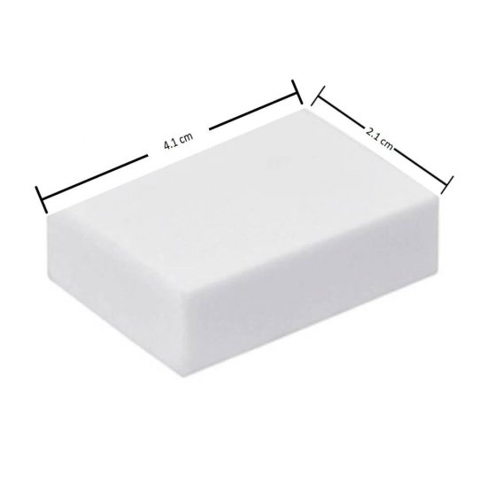 Set 30 Radiere DONAU cu Protectie, 41x21x11 mm, Culoare Alba, Radiera Alba, Radiere din Cauciuc, Gume de Sters, Accesorii Birou, Radiere si Gume de Sters, Guma de Sters Creion