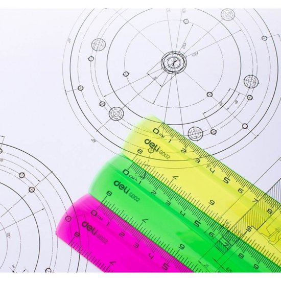 Rigla Colorata Din Plastic Deli Pioneer, 20 Cm, Mov, Rigla Din Plastic, Rigle Din Plastic, Liniar Din Plastic, Liniar Plastic, Rigle Plastic, Rigle Matematica, Rigla 20 Cm, Liniar 20 Cm, Liniar Matematica, Liniar Scoala, Rigla Scoala, Rigla Mov
