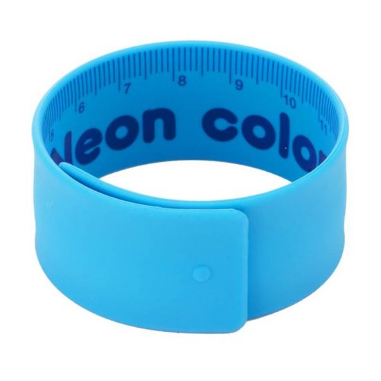 Rigla Flexbila din Silicon Deli Neon Color, Dimensiune 18 cm, Albastra, Rigla, Rigla Flexibila, Rigla din Silicon, Rigla Deli, Rigla din Silicon Deli, Rigla Silicon Deli, Rigla 18 cm, Rigla din Silicon 18 cm, Rigla Gradata