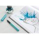 Stilou Faber-Castell Grip 2010, Penita Inox F, Turcoaz, Stilou Faber Castell Grip 2010 Turcoaz, Stilou Penita F, Stilou Turcoaz Faber Castell, Stilouri Faber Castell Grip 2010, Instrumente de Scris Faber Castell, Stilou Alimentare Patron Mic Standard