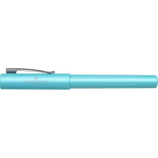Stilou Faber-Castell Grip 2010, Penita Inox F, Turcoaz, Stilou Faber Castell Grip 2010 Turcoaz, Stilou Penita F, Stilou Turcoaz Faber Castell, Stilouri Faber Castell Grip 2010, Instrumente de Scris Faber Castell, Stilou Alimentare Patron Mic Standard