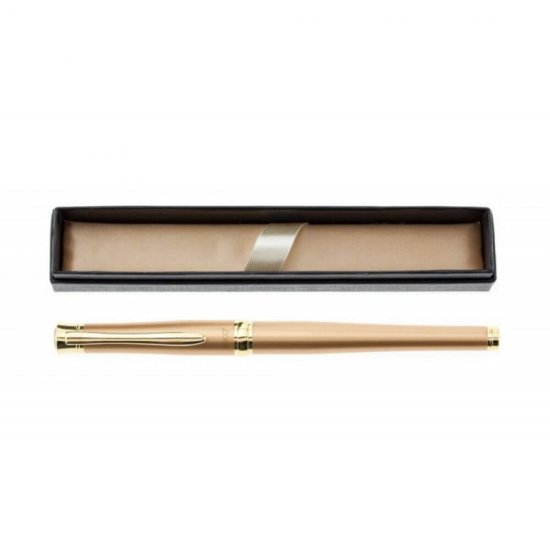 Stilou DACO Metalic, Penita Iridium, Maro Deschis, Cerneala Standard, Ambalare Cutie, Stilouri cu Penita Iridium, Stilouri Office, Stilouri Elegante, Stilouri cu Cerneala Standard, Rechizite, Accesorii pentru Scris, Instrumente de Scris