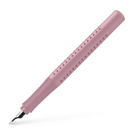 Set Stilou Penita Iridium M si Pix cu Mecanism Faber-Castell Grip 2010, Culoare Rose, Faber-Castell Set Stilou si Pix Grip 2010, Set Faber-Castell Stilou si Pix Grip 2010, Pixuri si Stilouri, Pix si Stilou Set, Pixuri si Stilouri Scoala