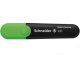 Set 10 Textmarkere Schneider Job, Varf Tesit si Scriere de 1-5 mm, Cerneala pe Baza de Apa, Culoare Verde Fluorescent, Evidentiator, Accesorii Birou, Instrumente de Scris