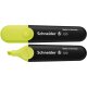 Set 10 Textmarkere Schneider Job, Varf Tesit si Scriere de 1-5 mm, Cerneala pe Baza de Apa, Culoare Galben Fluorescent, Evidentiator, Accesorii Birou, Instrumente de Scris