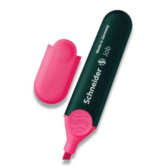 Textmarker Evidentiator SCHNEIDER Job, Varf Tesit de 1-5 mm, Culoare Roz, Textmarkere Evidentiatoare SCHNEIDER Job, Textmarker Fluorescent, Marker Evidentiator, Markere pentru Subliniere Text, Markere pentru Subliniere