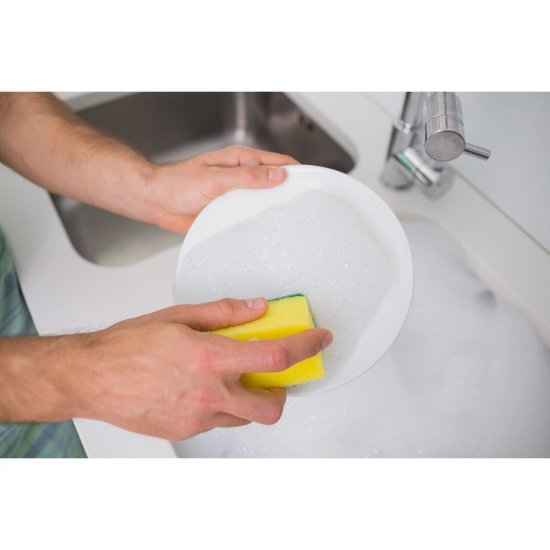 Set 3 Bureti Canelati Jumbo Horeca, in Doua Straturi, Bureti pentru Vase, Set Bureti pentru Vase, Bureti Vase cu Canelura, Bureti Vase cu Doua Straturi, Bureti Spalat Vase, Burete pentru Vase, Burete Spalat Vase, Burete Bucatarie, Burete Clasic