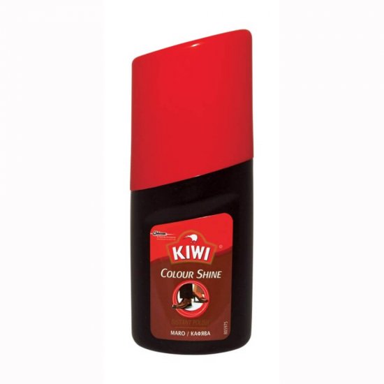 Crema Lichida KIWI Pentru Curatarea Incaltamintei, Colour Shine, Maro, 50 ml, Crema Lichida Pantofi, Crema Lichida Incaltaminte, Crema Ghete, Crema pentru Bocanci, Crema Lichida Maro Pentru Incaltaminte, Crema Lichida Maro Pantofi