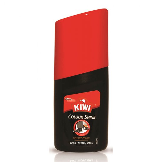 Crema Lichida KIWI Pentru Curatarea Incaltamintei, Colour Shine, Neagra, 50 ml, Crema Lichida Pantofi, Crema Lichida Incaltaminte, Crema Ghete, Crema pentru Bocanci, Crema Lichida Neagra Pentru Incaltaminte, Crema Lichida Neagra Pantofi