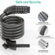 Cablu Antifurt Master Lock, 1.2m x 8 mm, Invelis Vinil, Cabluri Antifurt, Cablu Antifurt 1.2 m, Cablu Antifurt cu Cifru, Cablu Antifurt pentru Biciclete, Cabluri Antifurt Biciclete cu Cifru, Cablu Antifurt Biciclete cu Inchizatoare, Antifurt Bicicleta