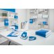 Cutie Depozitare Mare din Carton Solid Laminat Leitz Click and Store, 369x200x482, Albastru, Cutie Carton Colorata, Cutie Depozitare Colorata, Cutie Mare pentru Obiecte, Cutie Mare Albastra, Cutie Rezistenta