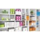 Cutie Depozitare Mare din Carton Solid Laminat Leitz Click and Store, 369x200x482, Albastru, Cutie Carton Colorata, Cutie Depozitare Colorata, Cutie Mare pentru Obiecte, Cutie Mare Albastra, Cutie Rezistenta