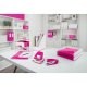 Cutie Depozitare Mare din Carton Solid Laminat Leitz Click and Store, 369x200x482, Roz, Cutie Carton Colorata, Cutie Depozitare Colorata, Cutie Mare pentru Obiecte, Cutie Mare Roz, Cutie Rezistenta