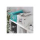Cutie Depozitare Mare din Carton Solid Laminat Leitz Click and Store, 369x200x482, Turcoaz, Cutie Carton Colorata, Cutie Depozitare Colorata, Cutie Mare pentru Obiecte, Cutie Mare Turcoaz, Cutie Rezistenta
