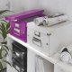 Cutie Organizer Mica din Carton Solid Laminat Leitz Click and Store, 220x100x282, Mov, Cutie Carton Colorata, Cutie Depozitare Mov, Cutie Mica pentru Obiecte, Cutie Mica Simpla, Cutie Rezistenta